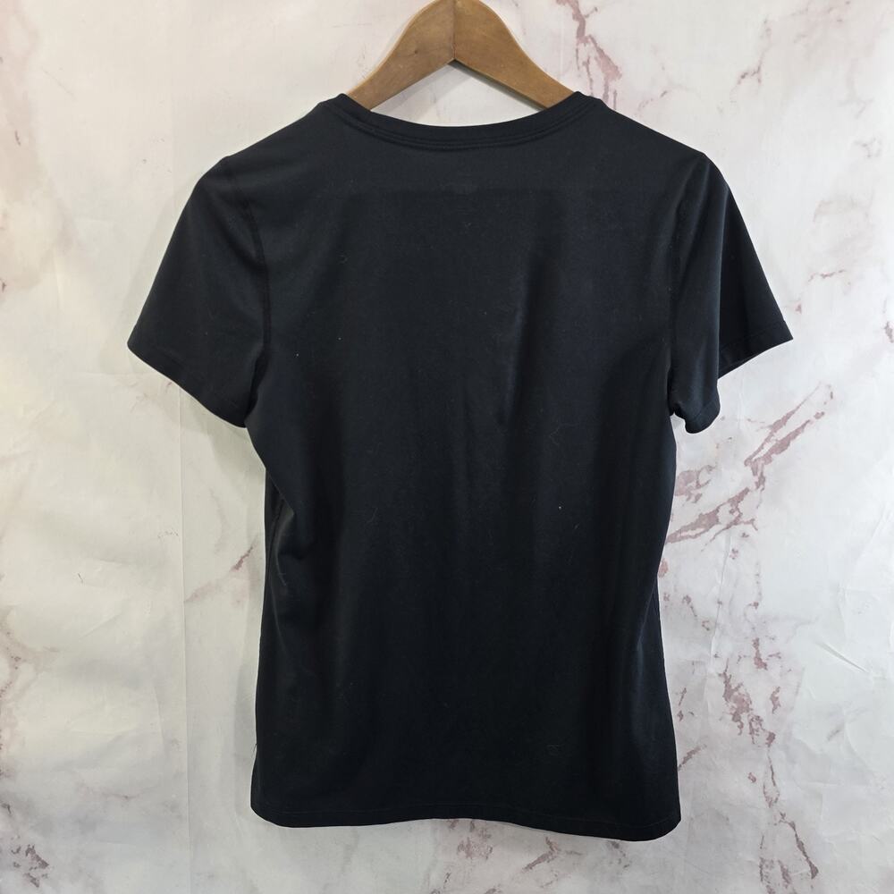 REI Co Op Shirt Womens Medium Black Tech Short Sleeve Active Hiking - Picture 5 of 8